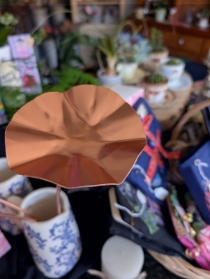Set of 3 Copper Mushrooms